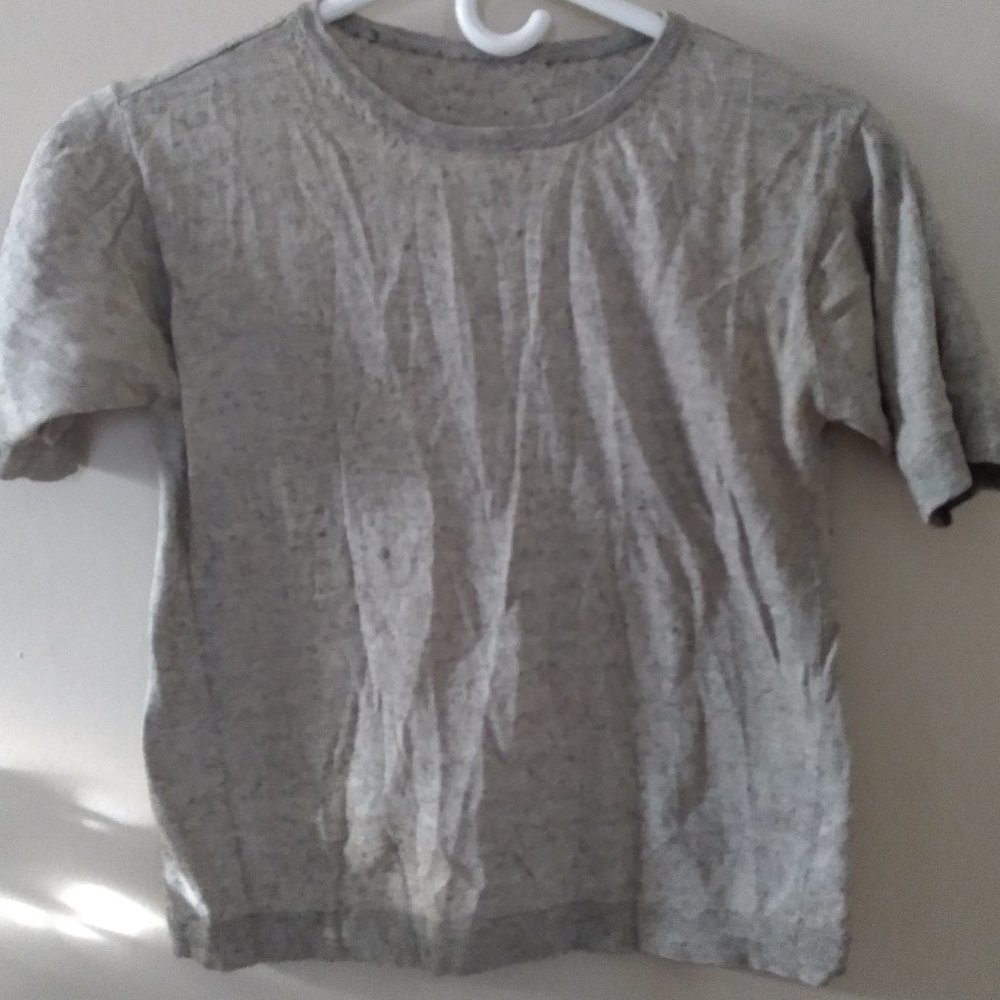 Tan/brown long short sleeves tshirt small